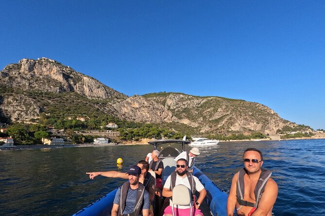 Boat tour guided from Nice to Monaco with snorkeling - Guide Energy and On-Board Vibe: Lucas, Leo, Antoine, Jean Baptiste