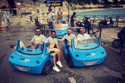 French Riviera Famous Cities Scoot Coupe Tour from Nice - Batterie du Mont Boron: your first big view over Nice