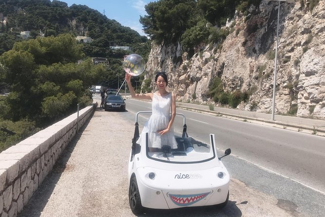 French Riviera Famous Cities Scoot Coupe Tour from Nice - Summer-only beach time: bring your swimsuit if you mean it