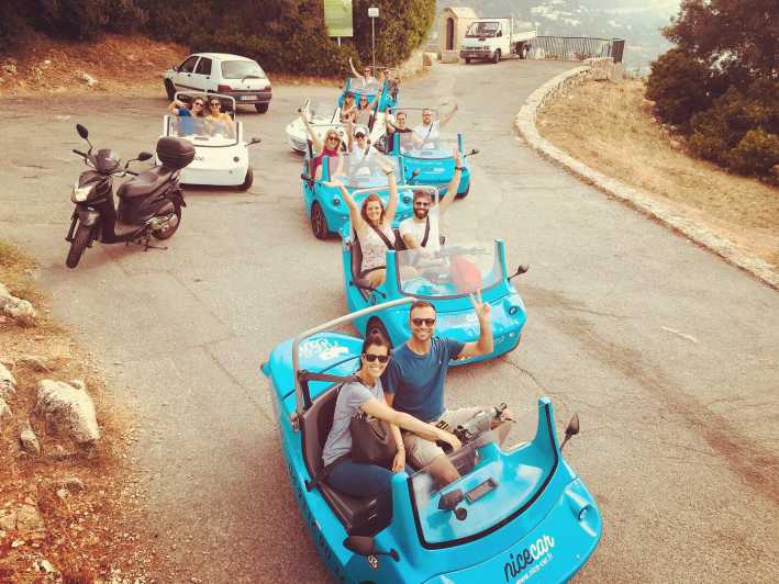 French Riviera Guided Tour by Exclusive Open Top Car - Mont Alban Views and the Medieval Castle Feel