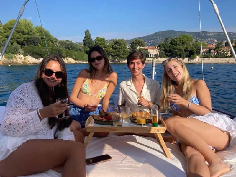 French Riviera Private Boat Trip - Route and timing: from Villefranche-sur-Mer toward Saint-Jean-Cap-Ferrat