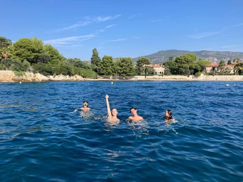 French Riviera Private Boat Trip - Swim breaks in crystal-clear coves: the highlight moment