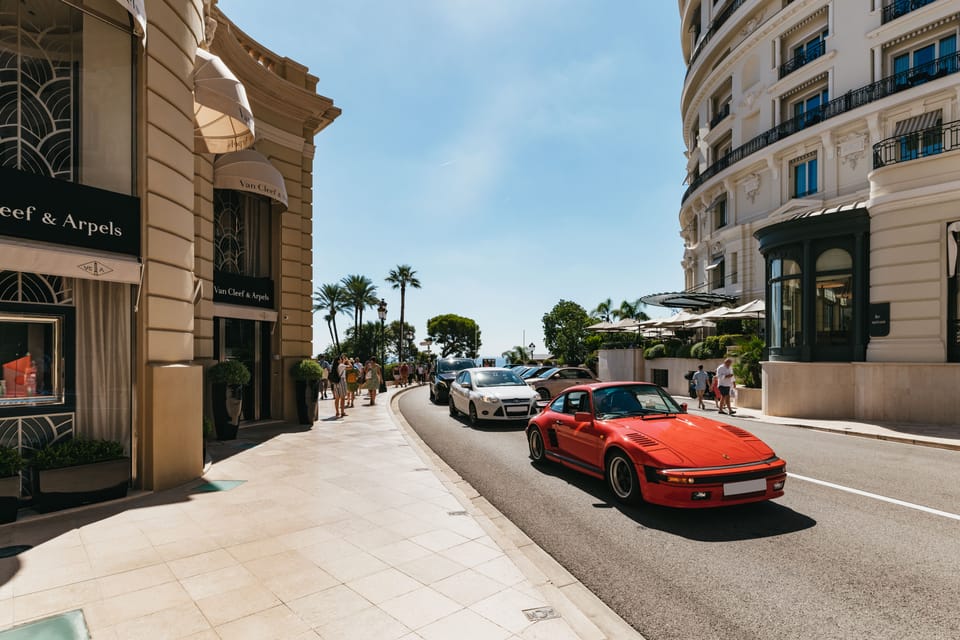 From Nice: Eze, Monaco, & Monte-Carlo Half-Day Trip - The Formula 1 circuit ride toward Monte-Carlo