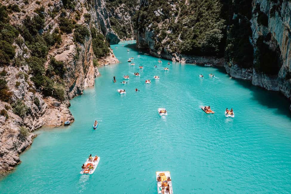 From Nice: Verdon Gorges & Lavender Fields Tour & Transport - Castellane coffee and a real mountain-town pause