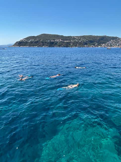 From Nice: Villefranche Bay Swimming & Snorkeling Boat Tour - Nice Harbor to the Riviera Views: 30 Minutes of Coastline Watching