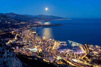 Monaco and Monte-Carlo by Night with Private Driver/Guide - Prince’s Palace Lights and the View Over Monte-Carlo