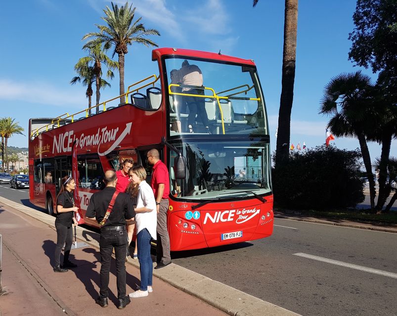 Nice: 1 or 2-Day Hop-On Hop-Off Bus Tour - Audio Guide and Earphones: Make the Commentary Work for You