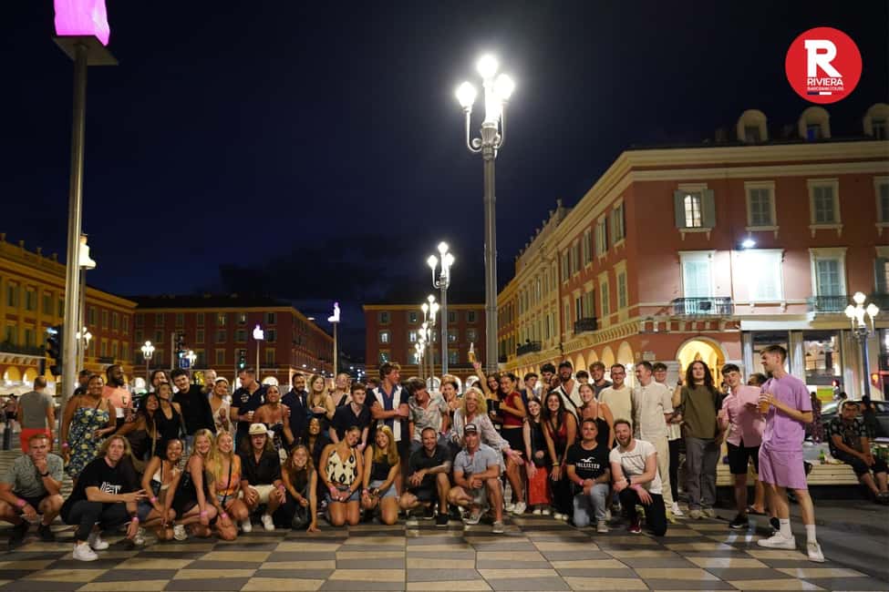 Nice: 4 Bar, 1 Club Riviera Bar Crawl Party with Free Shots - Cours Saleya’s 3-Hour Finale: Where the Night Slows Down to Party