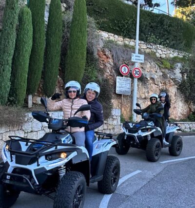 NICE BY ELECTRIC QUAD:panoramic tour from Nice - The first 40 minutes: Cimiez to Place Masséna on real Nice streets