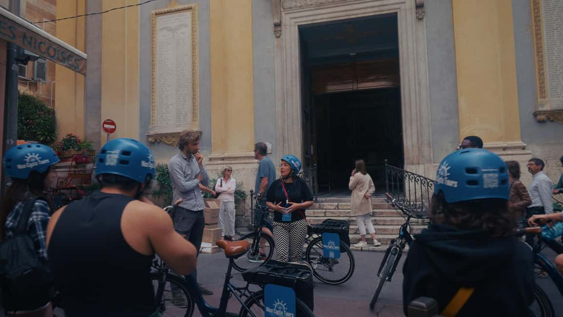 Nice: City Highlights Bike tour - Place Masséna: The Big Square That Teaches You Nice’s Layout