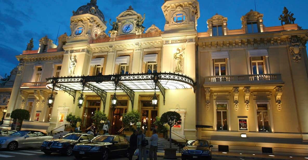 Nice: Formula 1 Track, Monaco, and Monte-Carlo Night Tour - The coastal drive to Monaco: villages, marina views, and night photo fuel