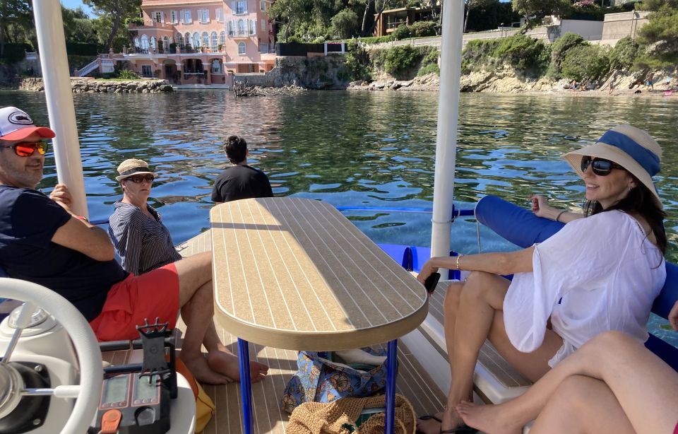 Nice: Private French Riviera Solar Boat Cruise - 1 Hour vs 2 Hours: Picking the Right Amount of Time