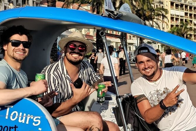 Nice: private guided Tour by electric taxi bike - Starting at Place Masséna and the “get oriented” magic