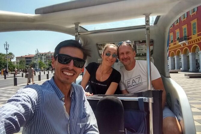 Nice: private guided Tour by electric taxi bike - Upgrades at 1 hour and 90 minutes: Quai, Garibaldi, and Saint-Nicolas