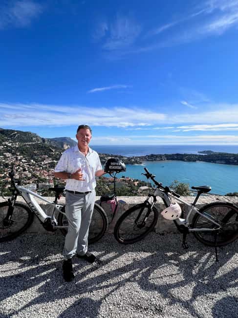 Nice: Villefranche Guided Electric Bike Tour - Morning vs sunset option over Nice: choose your mood