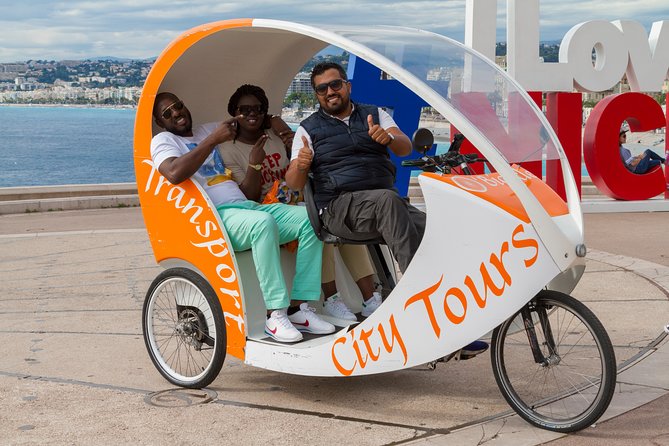 Nice: Visit of Nice by electrically assisted bike taxi 1 hour. - Fontaine du Soleil Stop: Apollo and the Small Stops That Teach You to Look