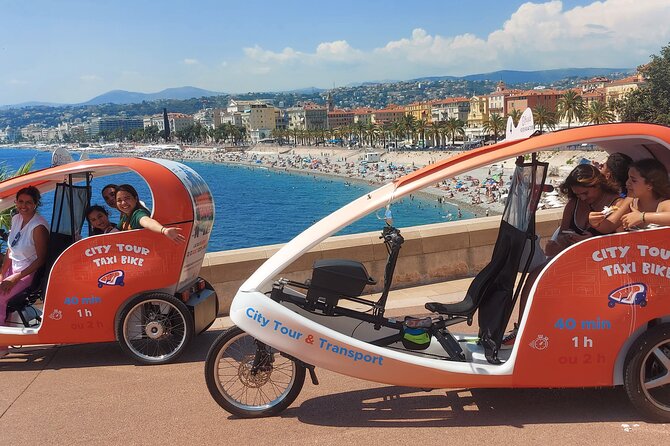 Nice: Visit of Nice by electrically assisted bike taxi 1 hour. - Old Nice, Opera District, and Cours Saleya: The City’s Story in Layers