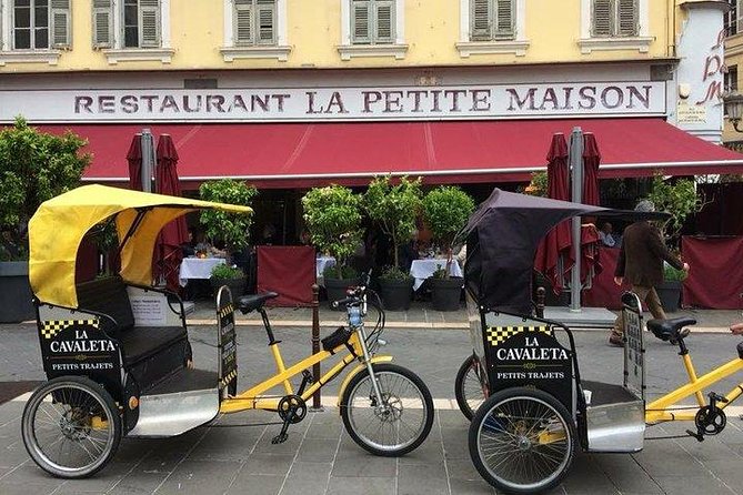Original Nice city tour ( pedicab-vélo taxi) - A pedicab-vélo taxi is the right “starter engine” for Nice