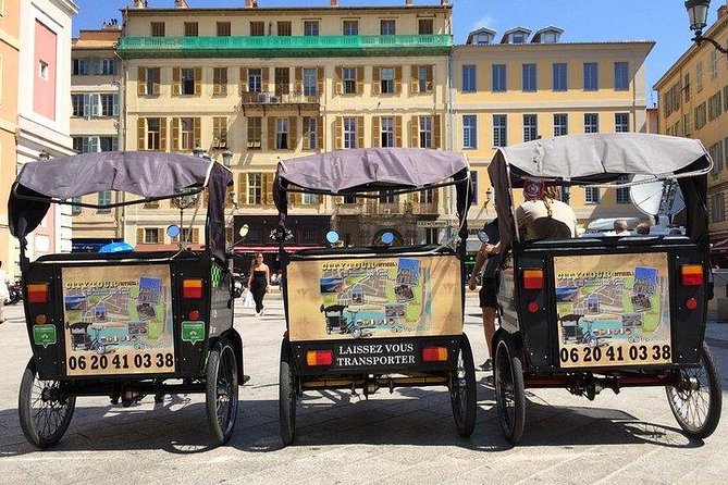 Original Nice city tour ( pedicab-vélo taxi) - The museum area and the flower market story (no long stops)