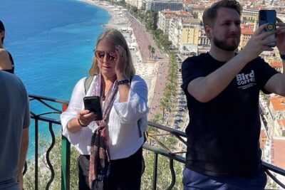 Walking tour of Nice, the old town & the Coline du Château - Monument du Centenaire and Place Masséna: the city in two stops